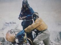 Hillary and Tenzing reached the Everest summit at 11:30 a.m. on May 29, 1953
