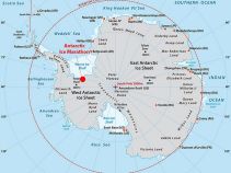 map of Antarctica